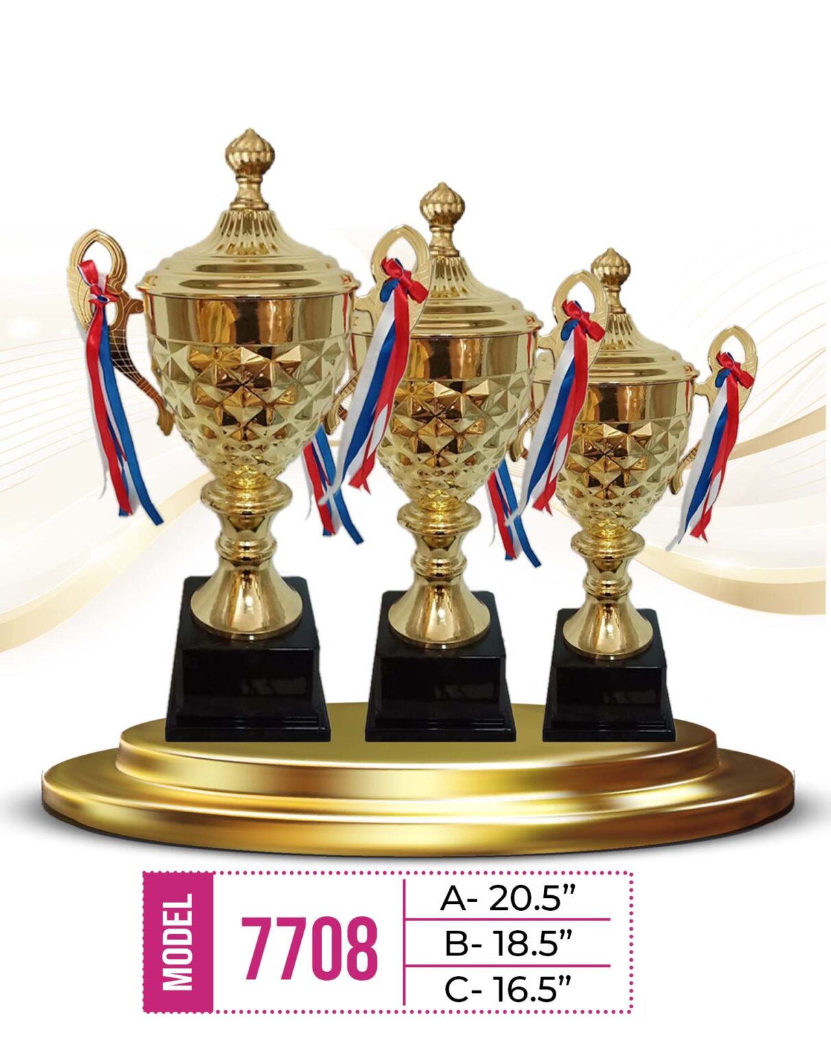 Metal Trophy 7708